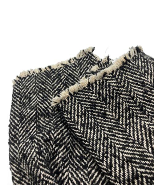 BEAUTY&YOUTH（ビューティーアンドユース）BEAUTY&YOUTH (ビューティーアンドユース) ヘリンボーンツイード ブルゾン ブラック サイズ:Mの古着・服飾アイテム