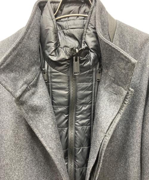 COLE HAAN（コールハーン）COLE HAAN (コールハーン) メルトン ウール 3イン1 コート グレー サイズ:Mの古着・服飾アイテム