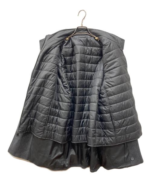 COLE HAAN（コールハーン）COLE HAAN (コールハーン) メルトン ウール 3イン1 コート グレー サイズ:Mの古着・服飾アイテム