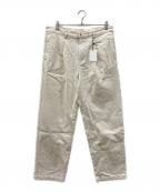 Aime Leon Doreエメ レオン ドレ）の古着「Single Pleated Pant」｜アイボリー