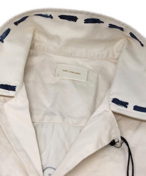 Aime Leon Dore（エメ レオン ドレ）Aime Leon Dore (エメ レオン ドレ) SS Printed Cropped Camp Shirt ホワイト サイズ:S 未使用品の古着・服飾アイテム