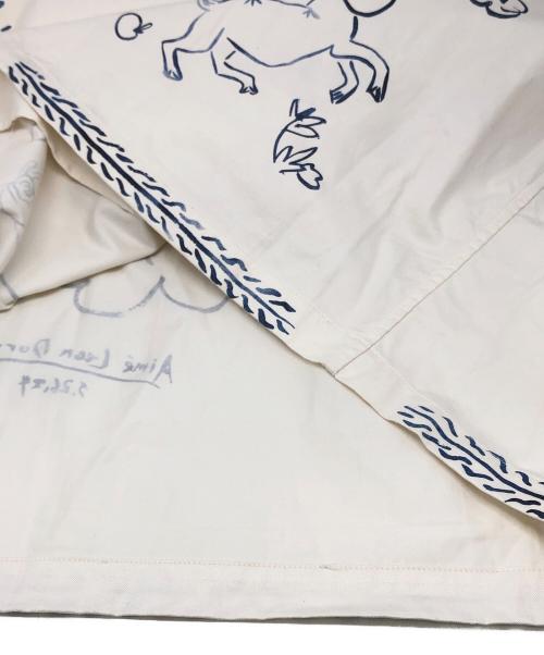 Aime Leon Dore（エメ レオン ドレ）Aime Leon Dore (エメ レオン ドレ) SS Printed Cropped Camp Shirt ホワイト サイズ:S 未使用品の古着・服飾アイテム