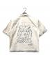 Aime Leon Dore (エメ レオン ドレ) SS Printed Cropped Camp Shirt ホワイト サイズ:S 未使用品：20000円