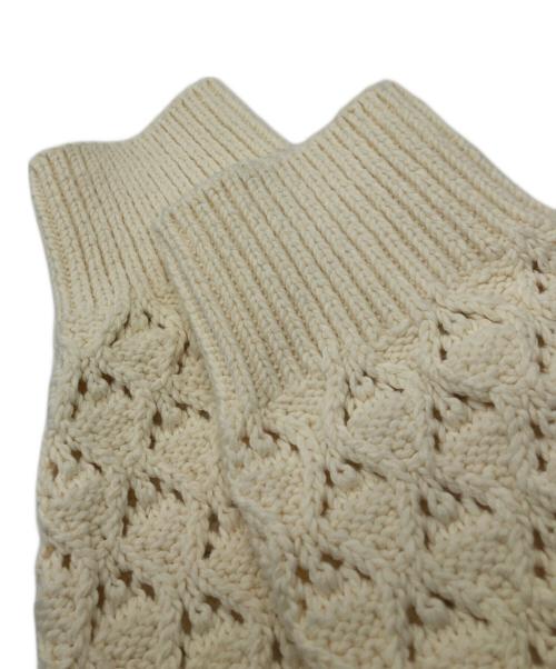 Aime Leon Dore（エメ レオン ドレ）Aime Leon Dore (エメ レオン ドレ) Eyelet Cable Crewneck アイボリー サイズ:Lの古着・服飾アイテム