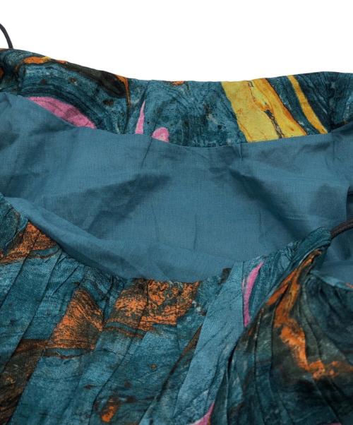 Ameri（アメリ）Ameri (アメリ) MEDI INDIAN POOL MARBLE DRESS ブルー サイズ:Mの古着・服飾アイテム