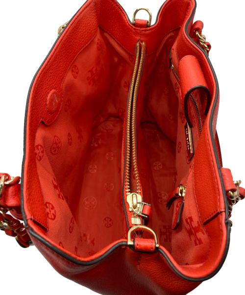 TORY BURCH（トリーバーチ）TORY BURCH (トリーバーチ) 2WAYバッグ レッドの古着・服飾アイテム