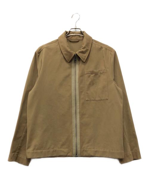 STUDIO NICHOLSON（スタジオ ニコルソン）STUDIO NICHOLSON (スタジオ ニコルソン) timora zip thru casual jacket ブラウン サイズ:Mの古着・服飾アイテム