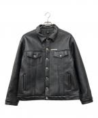 A FEW GOOD KIDSアフューグッドキッズ）の古着「Crocodile Effect Jacket」｜ブラック