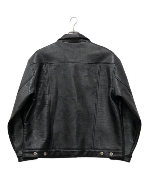 A FEW GOOD KIDS（アフューグッドキッズ）A FEW GOOD KIDS (アフューグッドキッズ) Crocodile Effect Jacket ブラック サイズ:Sの古着・服飾アイテム
