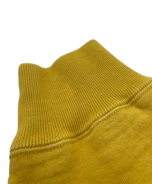 SUPREME（シュプリーム）Supreme (シュプリーム) Split Crewneck Sweatshirt Mustard イエロー×ブルー サイズ:Ｌの古着・服飾アイテム