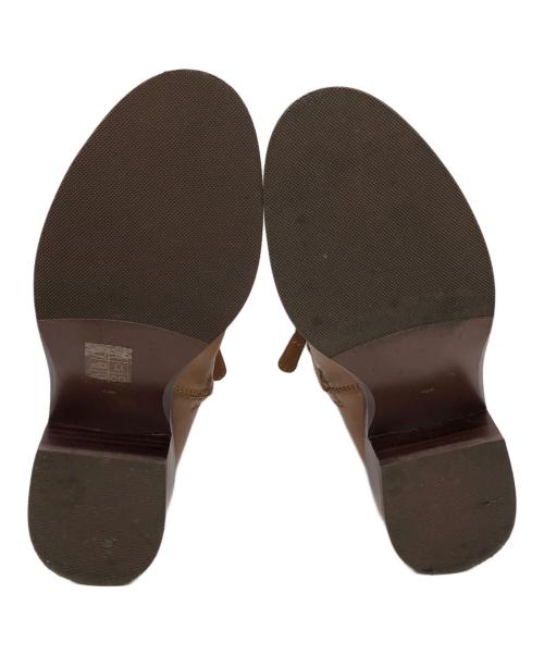 TORY BURCH（トリーバーチ）TORY BURCH (トリーバーチ) ミドルブーツ ベージュ サイズ:5の古着・服飾アイテム