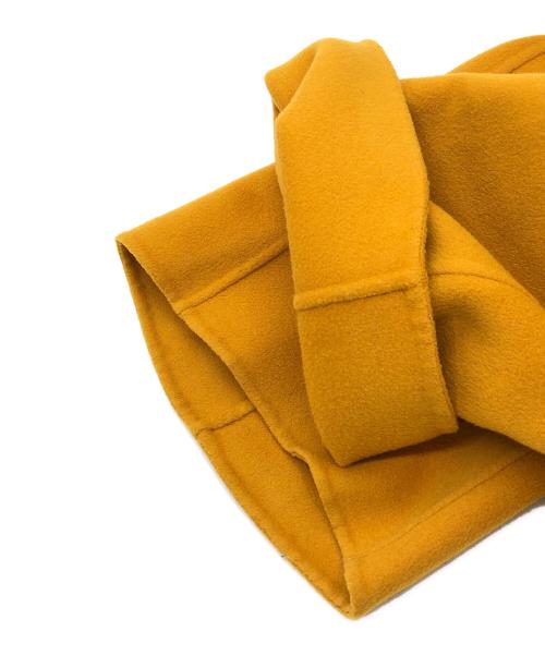 DRAWER（ドゥロワー）Drawer (ドゥロワー) ノーカラーコート オレンジ サイズ:Sの古着・服飾アイテム