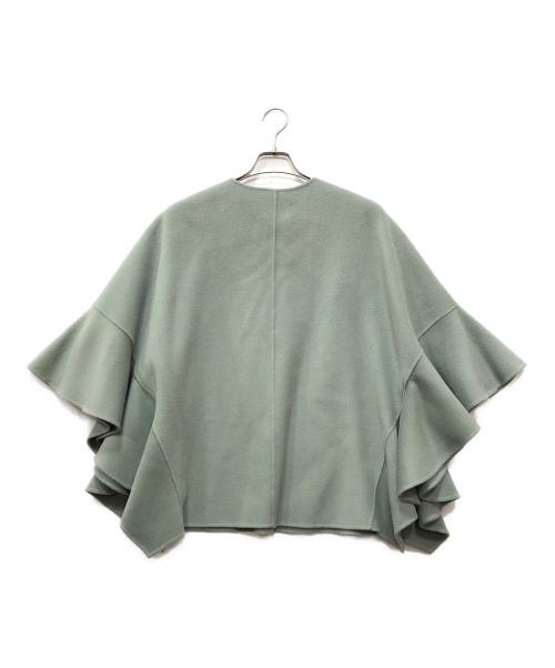 M-PREMIER（エムプルミエ）M-premier (エムプルミエ) ノーカラージャケット ブルー サイズ:34の古着・服飾アイテム