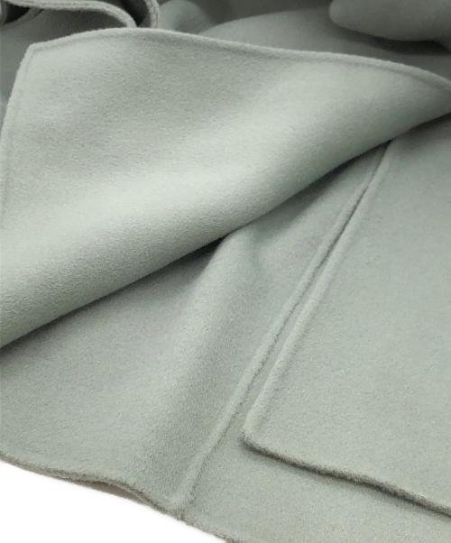 M-PREMIER（エムプルミエ）M-premier (エムプルミエ) ノーカラージャケット ブルー サイズ:34の古着・服飾アイテム