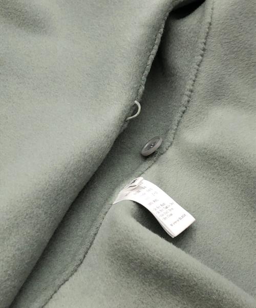 M-PREMIER（エムプルミエ）M-premier (エムプルミエ) ノーカラージャケット ブルー サイズ:34の古着・服飾アイテム