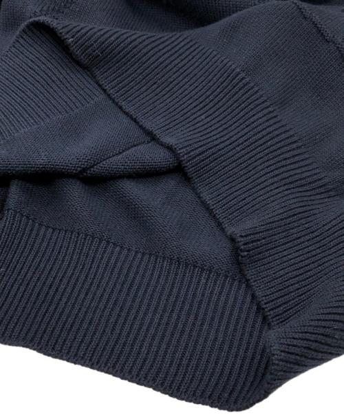 LOUIS VUITTON（ルイ ヴィトン）LOUIS VUITTON (ルイ ヴィトン) 長袖コットンルイヴィトンカップロゴニット ネイビー サイズ:Sの古着・服飾アイテム