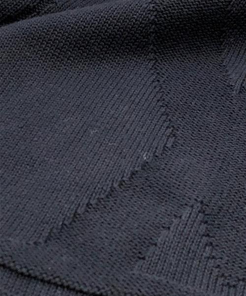 LOUIS VUITTON（ルイ ヴィトン）LOUIS VUITTON (ルイ ヴィトン) 長袖コットンルイヴィトンカップロゴニット ネイビー サイズ:Sの古着・服飾アイテム