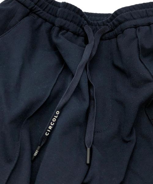 CIRCOLO 1901（チルコロ1901）Circolo 1901 (チルコロ1901) ワンプリーツパンツ ネイビー サイズ:48の古着・服飾アイテム