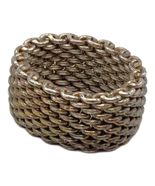 TIFFANY & Co.（ティファニー アンド コー）Tiffany & Co. (ティファニー) サマセットメッシュリング シルバー サイズ:10号の古着・服飾アイテム