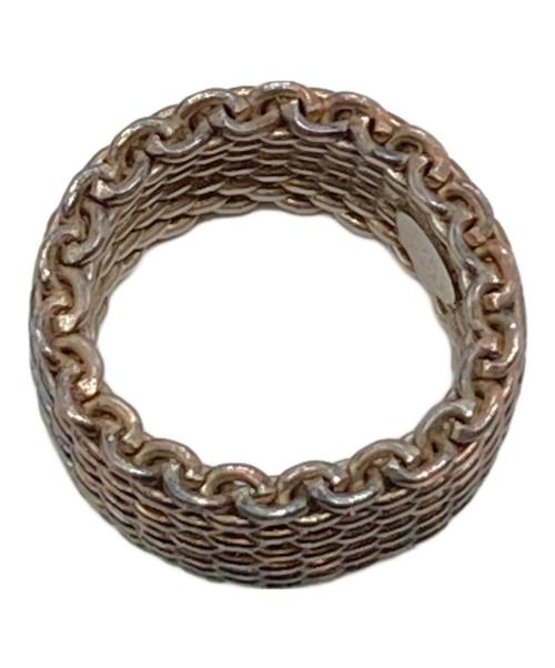 TIFFANY & Co.（ティファニー アンド コー）Tiffany & Co. (ティファニー) サマセットメッシュリング シルバー サイズ:10号の古着・服飾アイテム