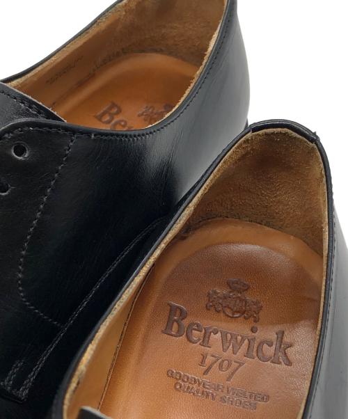 berwick（バーウィック）berwick (バーウィック) プレーントゥシューズ ブラック サイズ:6 1/2Eの古着・服飾アイテム