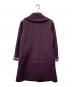 LEONARD (レオナール) ニットコート パープル サイズ:38：10000円