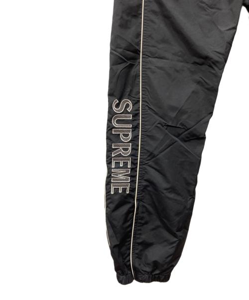 SUPREME（シュプリーム）Supreme (シュプリーム) STRIPED LOGO WARM UP PANT ブラック サイズ:Sの古着・服飾アイテム