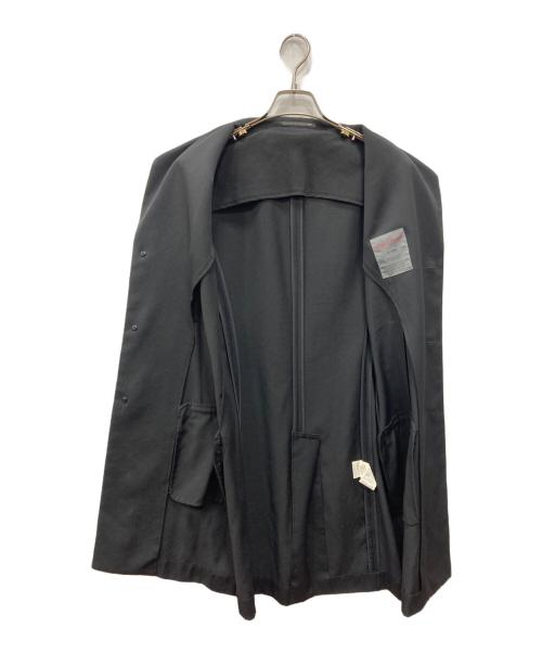 yohji yamamoto+noir（ヨウジヤマモトプリュスノアール）yohji yamamoto+Noir (ヨウジヤマモトプリュスノアール) ロングジレ ブラック サイズ:Mの古着・服飾アイテム