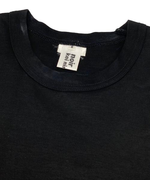 noir kei ninomiya（ノワール ケイ ニノミヤ）noir kei ninomiya (ノワール ケイ ニノミヤ) チュール切替Tシャツ ブラック サイズ:Sの古着・服飾アイテム