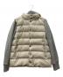 MONCLER（モンクレール）の古着「ニット切替ダウンジャケット」｜ベージュ