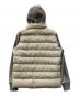 MONCLER (モンクレール) ニット切替ダウンジャケット ベージュ サイズ:5：38000円