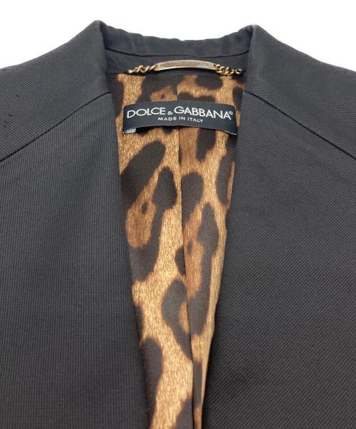 DOLCE & GABBANA（ドルチェ＆ガッバーナ）DOLCE & GABBANA (ドルチェ＆ガッバーナ) 2Bジャケット ブラック サイズ:Mの古着・服飾アイテム