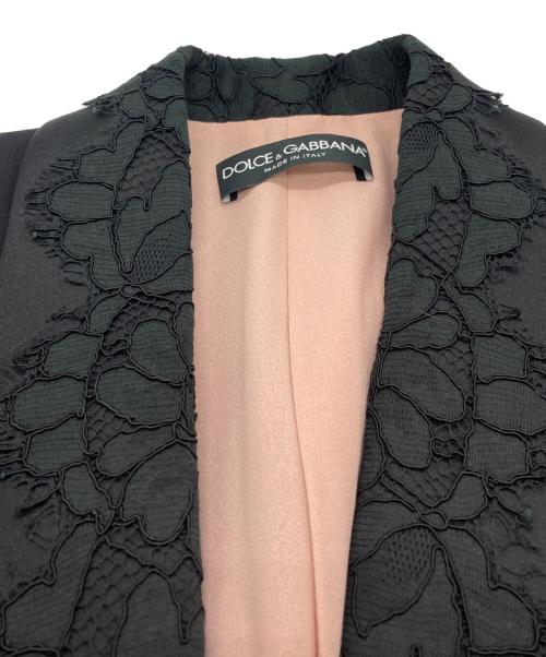 DOLCE & GABBANA（ドルチェ＆ガッバーナ）DOLCE & GABBANA (ドルチェ＆ガッバーナ) 1Bジャケット ブラック サイズ:40の古着・服飾アイテム