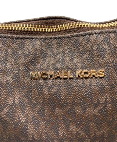 MICHAEL KORS（マイケル・コース）MICHAEL KORS (マイケル・コース) JET SET ITEMトートバッグ ブラウンの古着・服飾アイテム