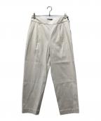 MARGARET HOWELLマーガレットハウエル）の古着「タックパンツ」｜ホワイト