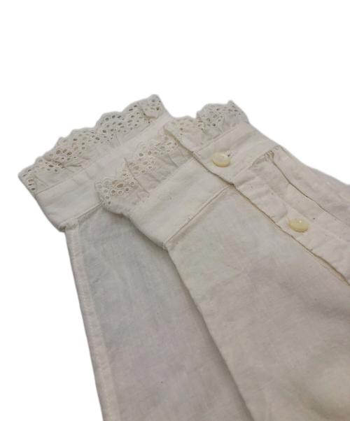 45R（フォーティファイブ・アール）45R (フォーティファイブ・アール) インドカディのカットワークブラウス ホワイト サイズ:FREEの古着・服飾アイテム