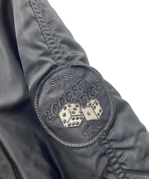 stussy（ステューシー）stussy (ステューシー) ALPHA (アルファ) N-3B フライトジャケット ブラック サイズ:Ｍの古着・服飾アイテム