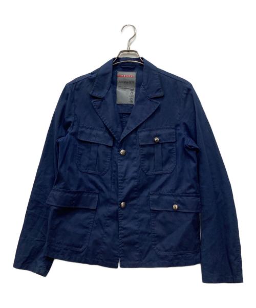 PRADA SPORTS（プラダスポーツ）PRADA SPORTS (プラダスポーツ) ミリタリーテーラードジャケット ネイビー サイズ:SIZE 50の古着・服飾アイテム