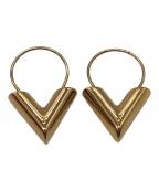 LOUIS VUITTONルイ ヴィトン）の古着「エセンシャルV・ピアス」｜ゴールド