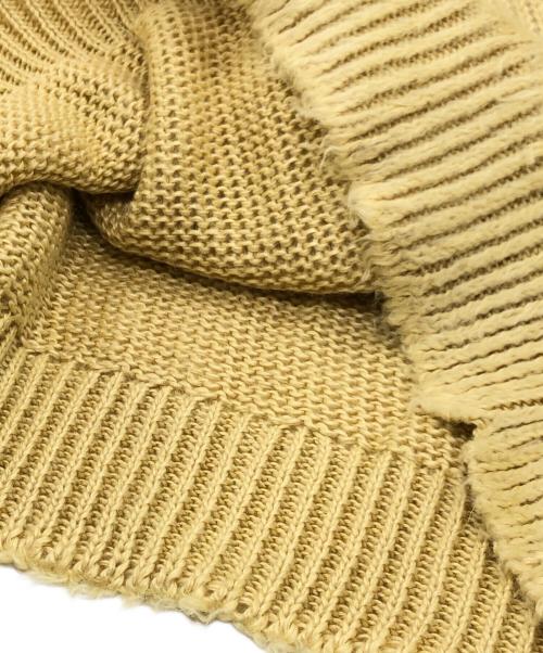 Maison Margiela（メゾンマルジェラ）Maison Margiela (メゾンマルジェラ) リネンオーバーサイズブラッシュドセーター イエロー サイズ:Mの古着・服飾アイテム