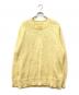 Maison Margiela（メゾンマルジェラ）の古着「リネンオーバーサイズブラッシュドセーター」｜イエロー
