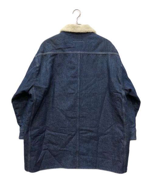 MM6 Maison Margiela（エムエムシックスメゾンマルジェラ）MM6 Maison Margiela (エムエムシックスメゾンマルジェラ) デニムオーバーサイズボアジャケット インディゴ サイズ:42の古着・服飾アイテム