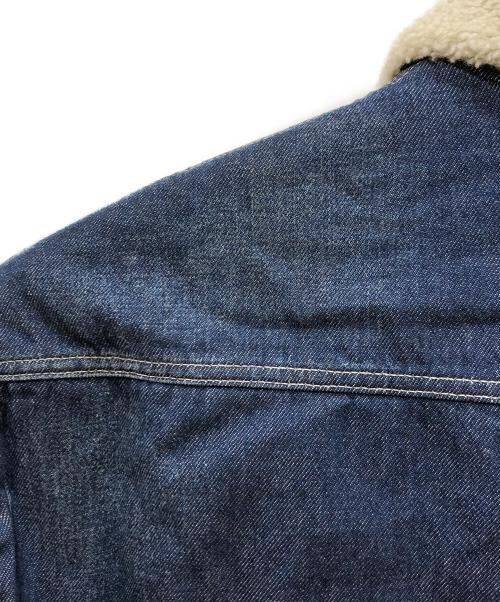 MM6 Maison Margiela（エムエムシックスメゾンマルジェラ）MM6 Maison Margiela (エムエムシックスメゾンマルジェラ) デニムオーバーサイズボアジャケット インディゴ サイズ:42の古着・服飾アイテム