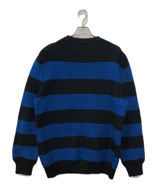 BURBERRY LONDON ENGLAND（バーバリー ロンドン イングランド）BURBERRY LONDON ENGLAND (バーバリー ロンドン イングランド) 長袖ボーダーニット ブルー サイズ:Ｍの古着・服飾アイテム