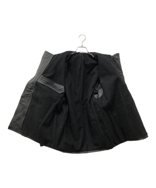 古着（フルギ）古着 (フルギ) コルビジェレザージャケット ブラック サイズ:下記参照の古着・服飾アイテム