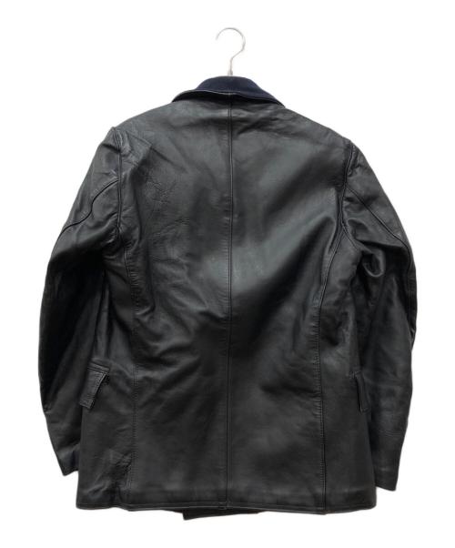 古着（フルギ）古着 (フルギ) コルビジェレザージャケット ブラック サイズ:下記参照の古着・服飾アイテム