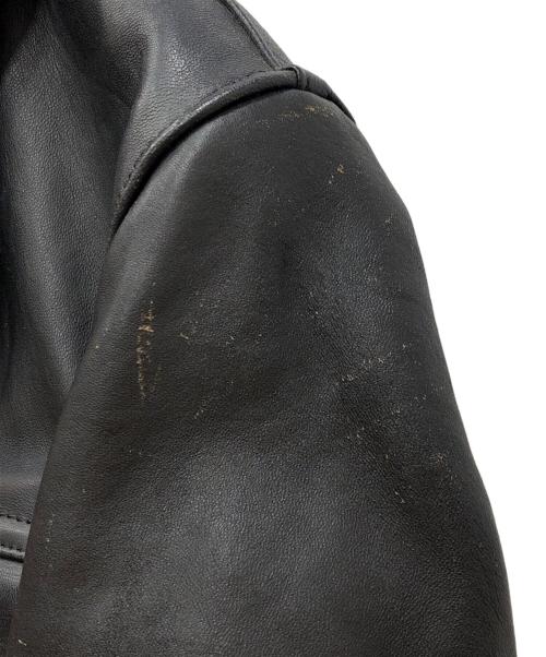 古着（フルギ）古着 (フルギ) コルビジェレザージャケット ブラック サイズ:下記参照の古着・服飾アイテム