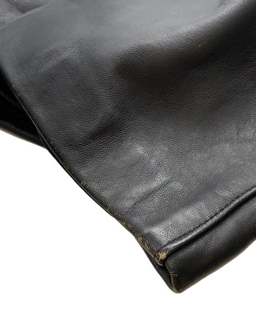 古着（フルギ）古着 (フルギ) コルビジェレザージャケット ブラック サイズ:下記参照の古着・服飾アイテム