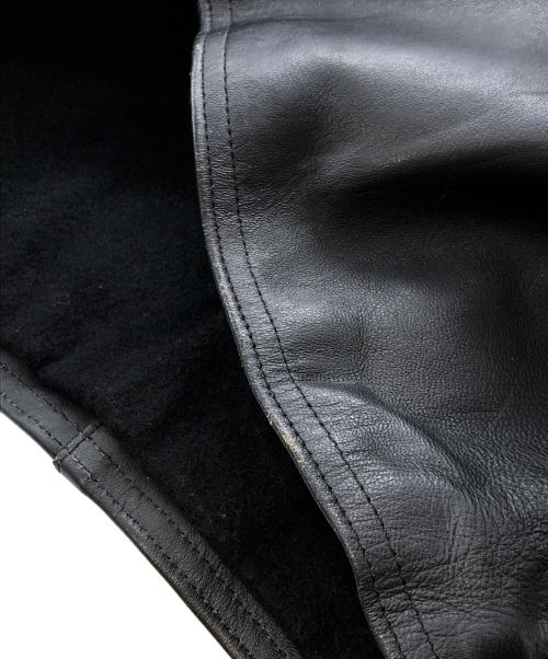 古着（フルギ）古着 (フルギ) コルビジェレザージャケット ブラック サイズ:下記参照の古着・服飾アイテム