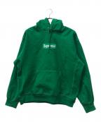 SUPREMEシュプリーム）の古着「Box Logo Hooded Sweatshirt」｜グリーン